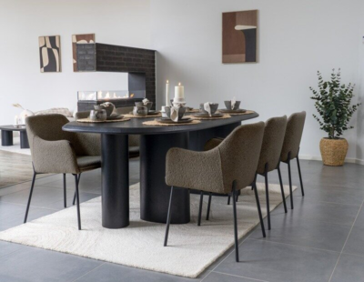 Melilla, spisebordsstol brun