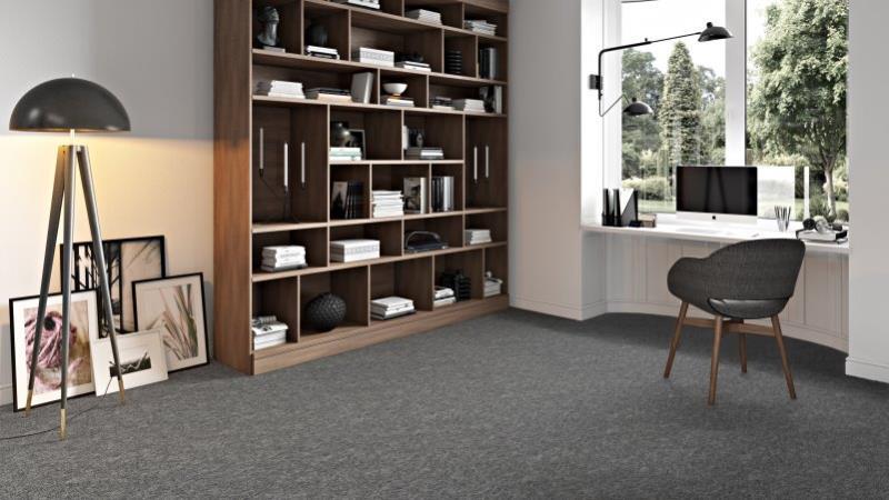 Milano gulvtæppe  Lys Grå - REST 275X400 CM.