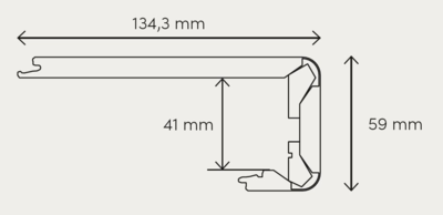 Pergo Trappeforkant laminat, Trondheim Romantic Natural Oak