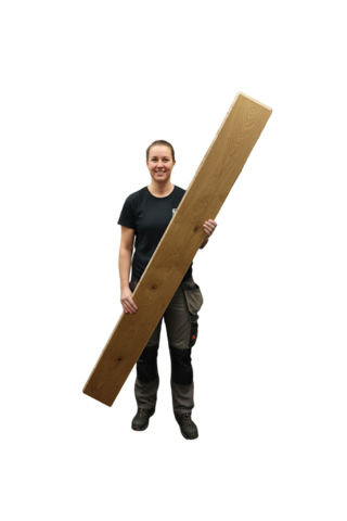 Solidfloor Plankegulv Eg Glaciers Røget - RESTPARTI