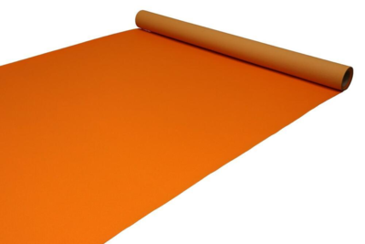 Messetæppe - Orange Løber i nålefilt - REST 510X200 CM.