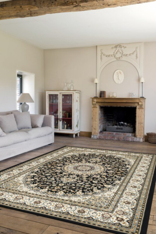 C. Olesen tæpper - Leonardo - Black