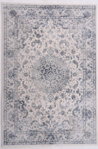 C. Olesen tæpper - Vintage - Ivory/Blue