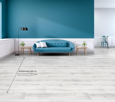 Bonus Vinylgulv - Lys Eg - REST 500X400 CM.