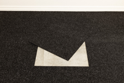 Orlando Nålefilt tæppeflise, Sort