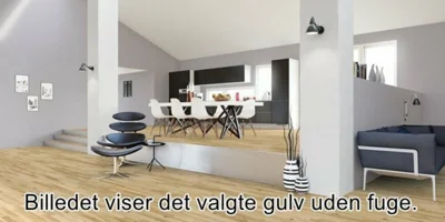 Junckers 22 mm. massiv Ask skibsparket Variation - 1,83 meter 