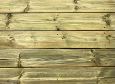 Trykimprægneret terrassebrædder 21x95 mm.