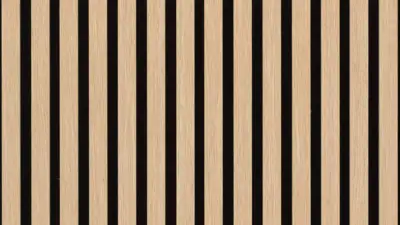 Billigt Akustikpanel - Eg Natur fineret børstet