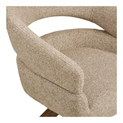 Dover Spisebordsstol sand m. drejefod - UDSOLGT TIL UGE 30