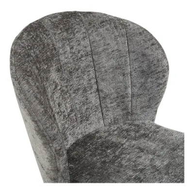 Roanne Spisebordsstol, grå med sorte ben