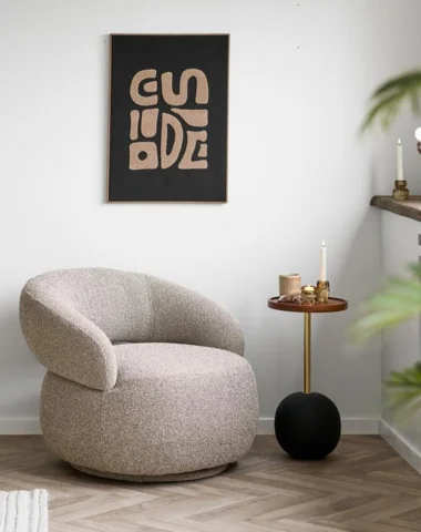 Sion Loungestol i farven sand - UDSOLGT TIL UGE 19