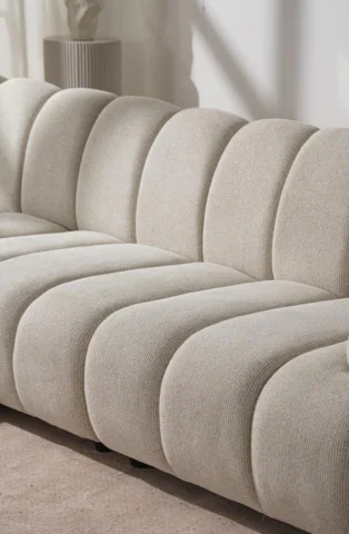 Taza modulsoft, venstrevendt 3,5 personers m/puf