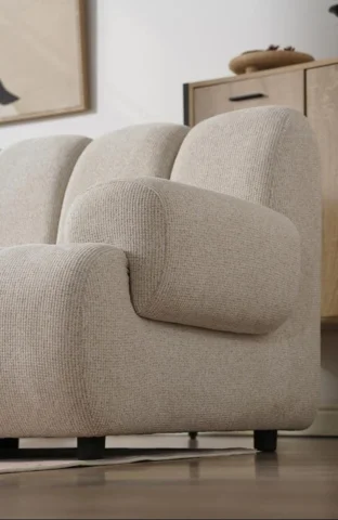 Taza modulsoft, venstrevendt 3,5 personers m/puf