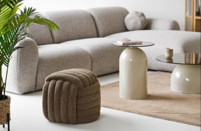 Napier Puf, Smart og brun i polyester