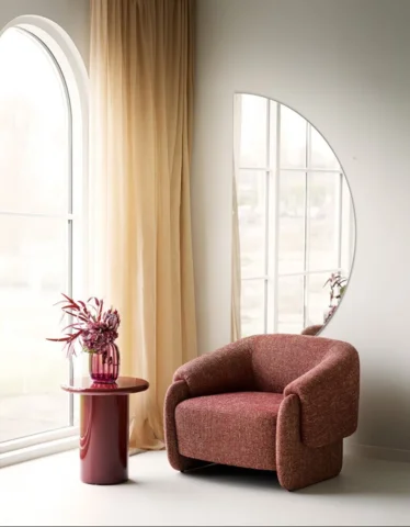 Otago Hjørnebord i bordeaux