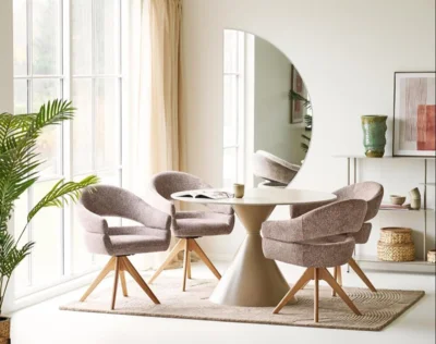 Annecy Spisebord, keraminsk bordplade