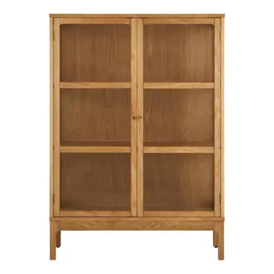 Zamora Vitrineskab med 2 glaslåger og 2 hylder