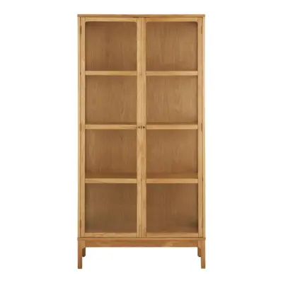 Zamora Vitrineskab med 2 glaslåger og 3 hylder - UDSOLGT TIL UGE 27