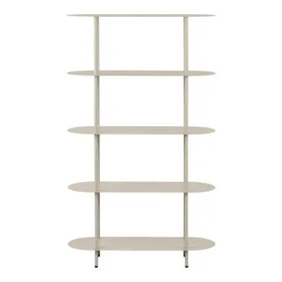 Rieti reol med 5 hylder, sandfarvet - UDSOLGT TIL UGE 18