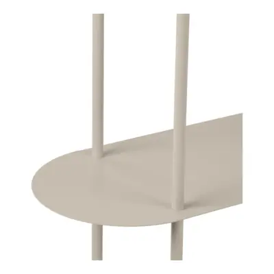 Rieti reol, asymmetrisk med 4 hylder, sandfarvet - UDSOLGT TIL UGE 18