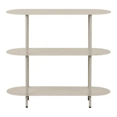 Rieti reol, med 3 hylder, sandfarvet