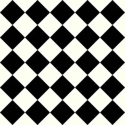 Artifact Vinylgulv - York Harlequin sort/hvid REST 95X400 CM.