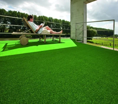 Alina Olive 20 mm. Græstæppe - REST 470X400 CM.