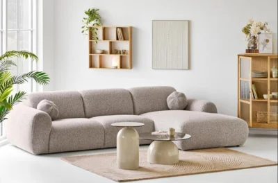 Pune Tæppe - brunt og håndtuftet 160x230 cm.