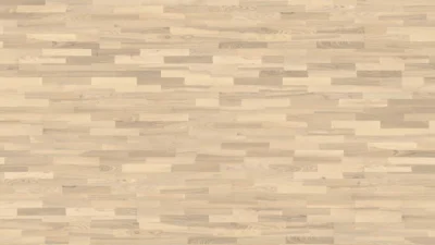 3 stavs parketgulv - Ask Favorit hvid lak - RESTPARTI