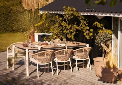 Havemøbelsæt Abela, 6 stole - UDSOLGT TIL UGE 23