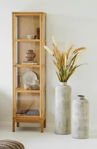 Hou metal dekorationskrukke i antik beige, Lille - UDSOLGT TIL UGE 29