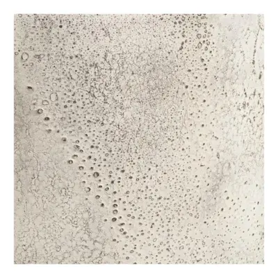 Hou metal dekorationskrukke i antik beige, Stor