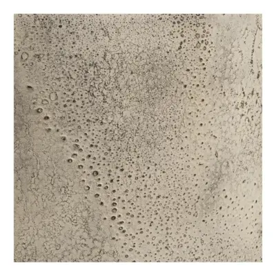 Hou metal dekorationskrukke i antik beige, Stor