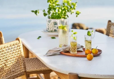 Urtepotte i keramik i farven hvid-mix