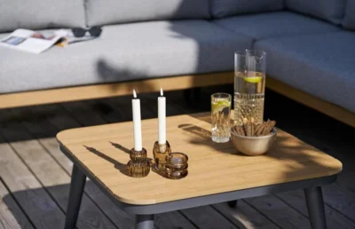 Lysestage i glas, sæt á 3 stk.