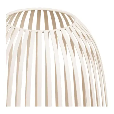 Stoense Lanterne, 40 cm. høj beigefarvet og i metal - UDSOLGT TIL UGE 32