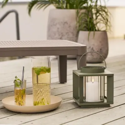 Lohals Lanterne, Glas/metal