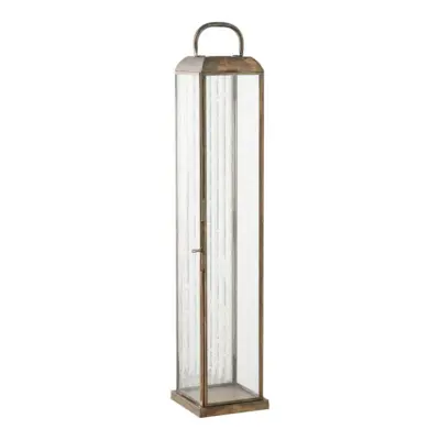 Herslev Lanterne i antik messing look - 60 cm høj
