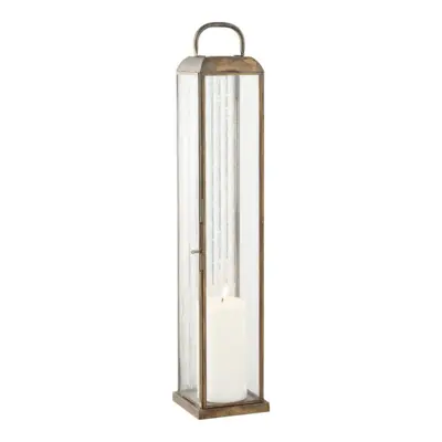 Herslev Lanterne i antik messing look - 60 cm høj