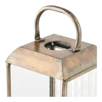 Herslev Lanterne i antik messing look - 49 cm høj
