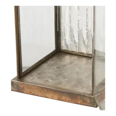 Herslev Lanterne i antik messing look - 49 cm høj