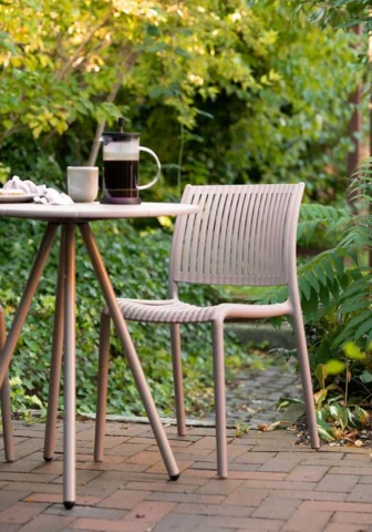 Manzano Spisebordsstol i farven taupe