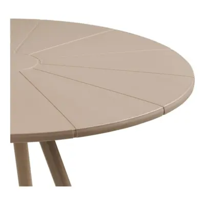 Cafebord, Barletta i stål og faven taupe
