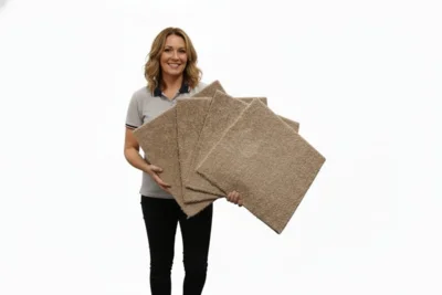 Ambassador luv luksus tæppeflise - Beige - RESTPARTI