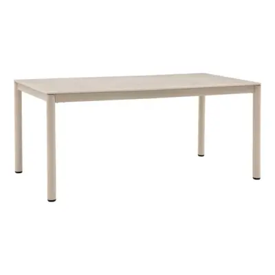 Alcudia, Spisebord m. sandfarvet keramikbordplade - 200 cm.
