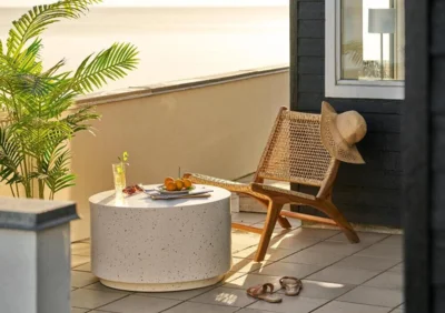 Bonn, Sofabord med terrazzo look