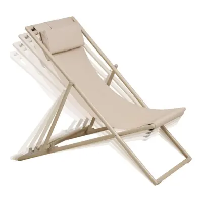 Curtis Strandstol med 4-positions ryglæn - UDSOLGT TIL UGE 37