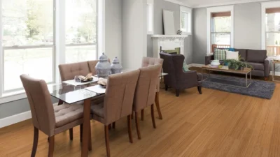Moso Bamboo elite - Caramel side pressed mat lak
