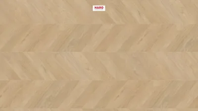 Haro T200 Chevron Laminatgulv, Eg puro - RESTPARTI