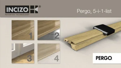 5-i-1 liste til laminatgulv - Blonde Oak, INGEN RETURRET!